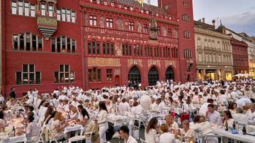 Bilder vom White Dinner Basel